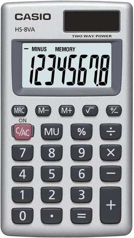 Casio HS-8VA Mini Calculator