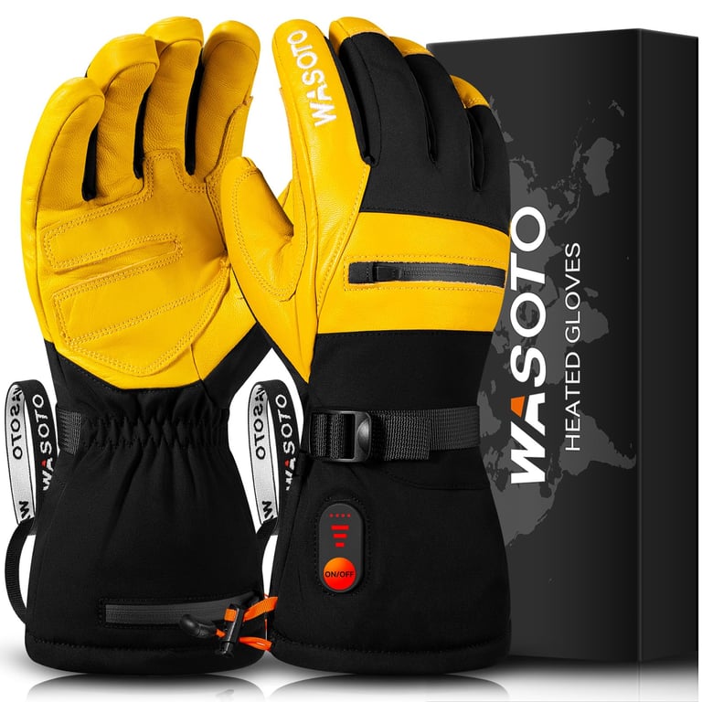 WASOTO Leather Heated Gloves