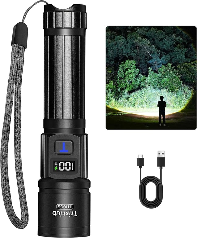 TrixHub Rechargeable Flashlight