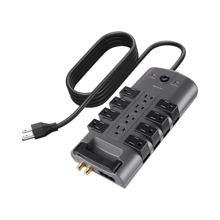 Belkin 12‑Outlet Surge Protector