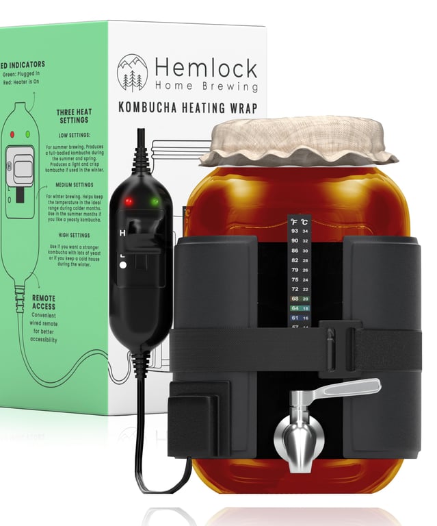 Hemlock Kombucha Heating Wrap