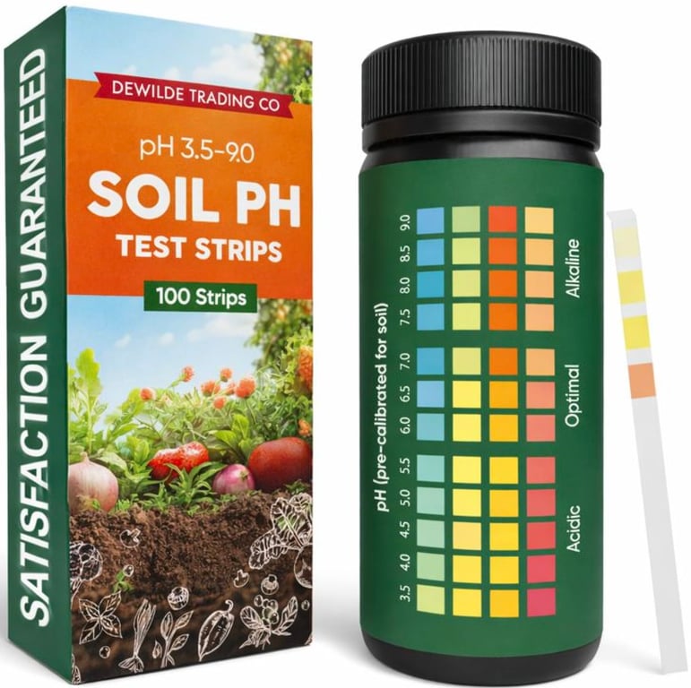 Dewilde Soil pH Test Strips