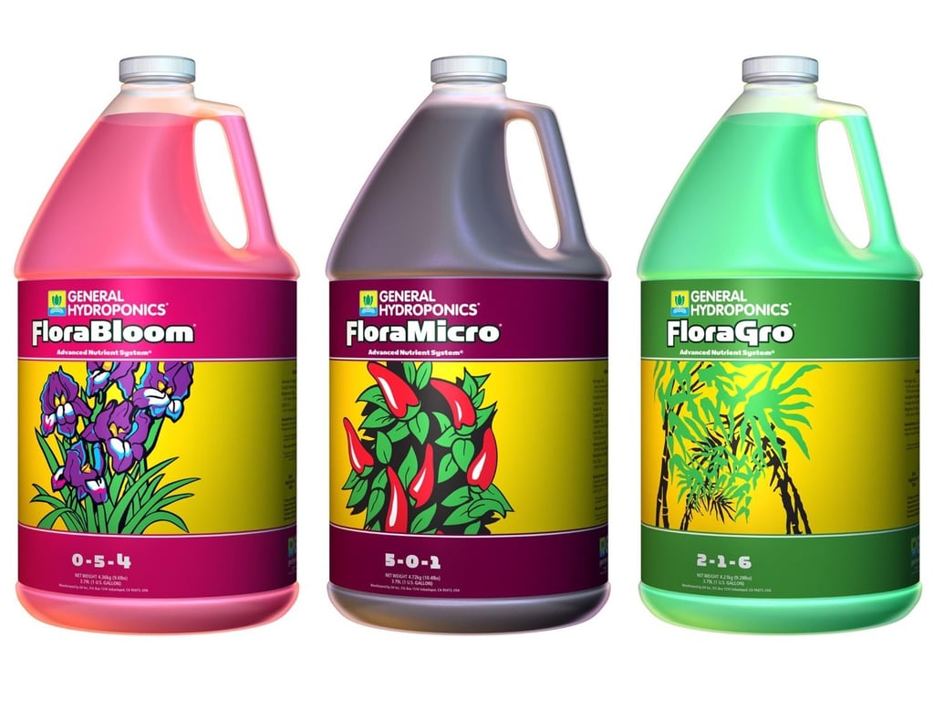 General Hydroponics 3‑Pack Fertilizer Set