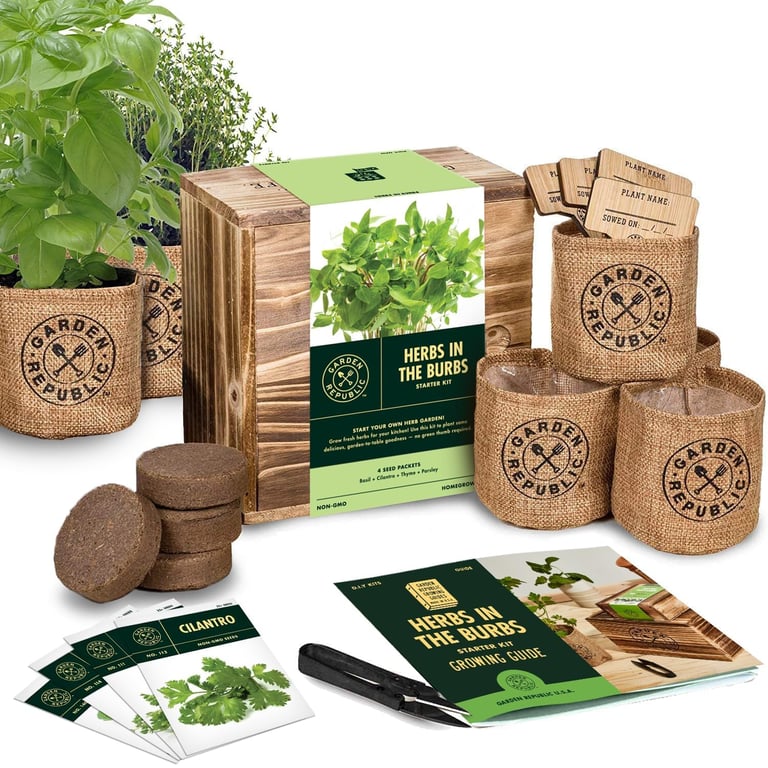 Garden Republic Herb Garden Starter Kit