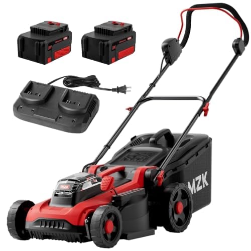 MZK 40V 16-Inch 2-in-1 Lawn Mower, Brushless Cordless Push Mower