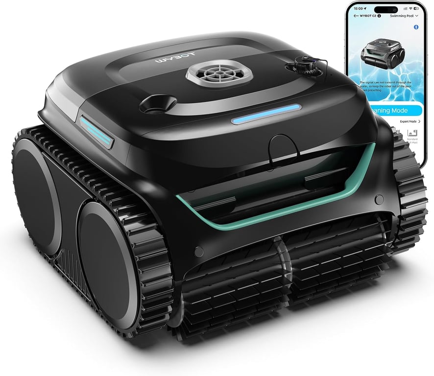 Wybot C2 Cordless Pool Vacuum for Inground Pools, Pool Cleaner Robot
