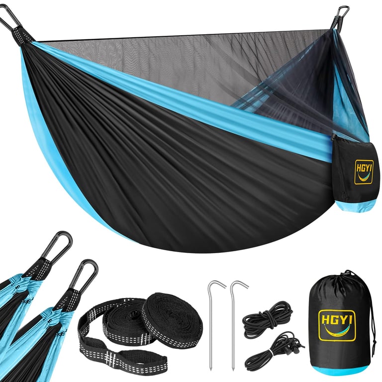 HGYI Camping Hammock with Mosquito Net