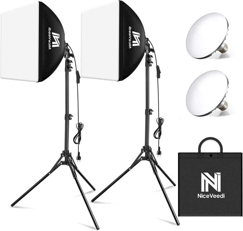 NiceVeedi Softbox Kit