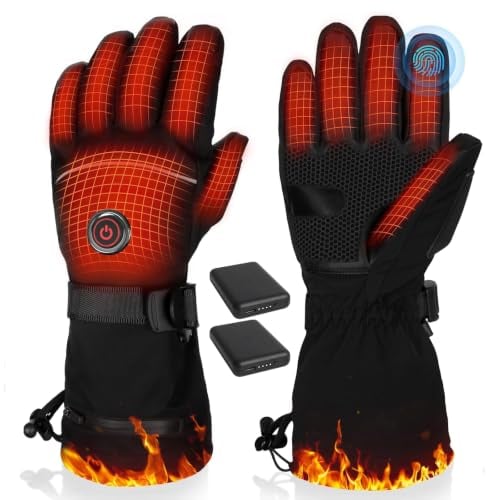 PEKWZIZ Rechargeable Heated Gloves