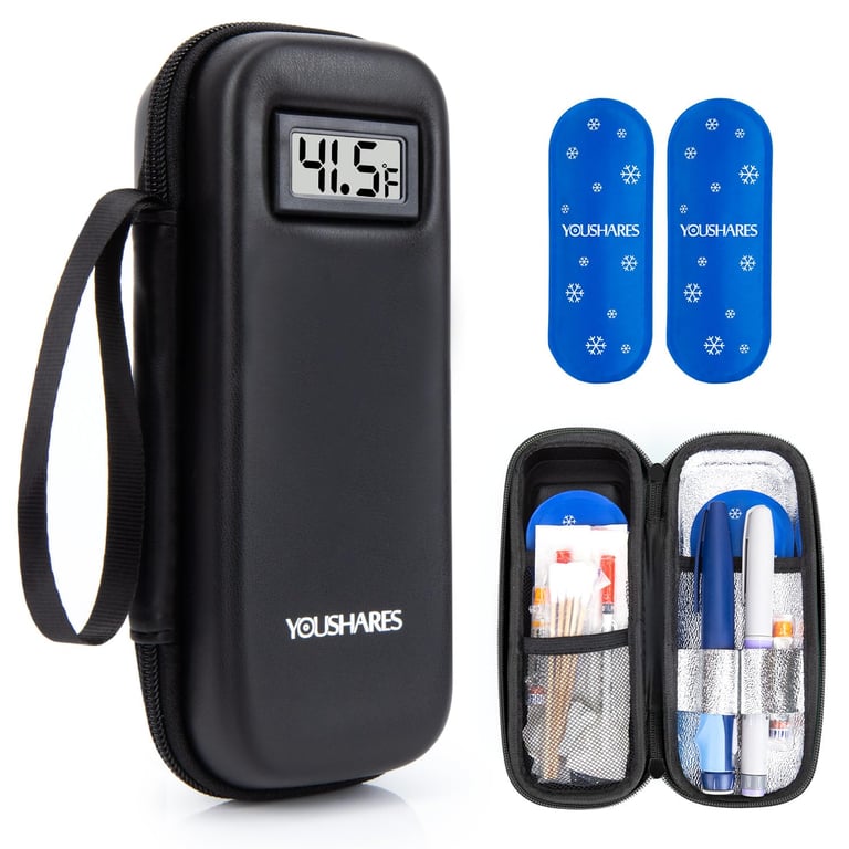 YOUSHARES Insulin Cooler Travel Case