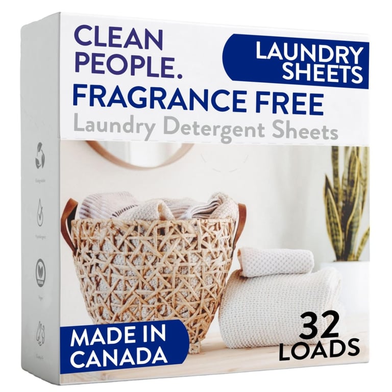 Clean People Laundry Detergent Sheets
