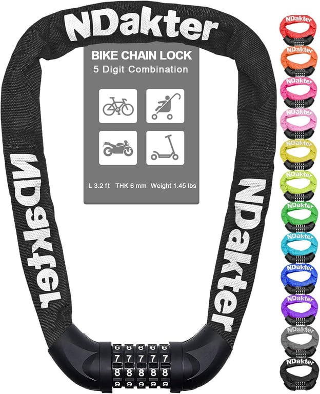 NDakter Bike Chain Lock
