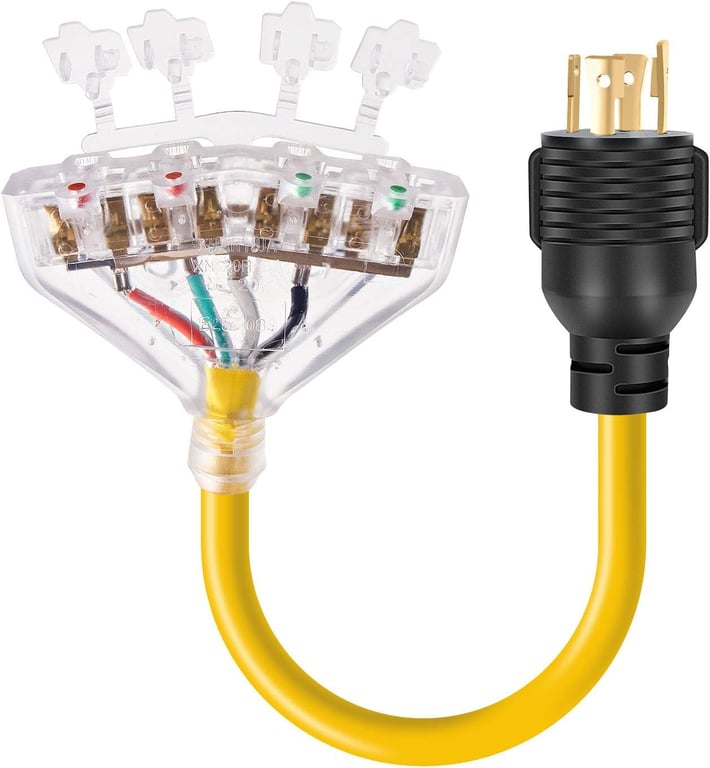 Rophor 30A to 110V Generator Adapter