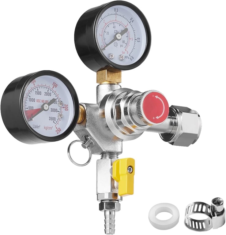 VEVOR Dual Gauge CO2 Regulator