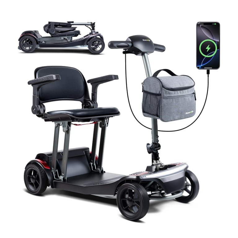 SCOOTNGO Foldable Mobility Scooter