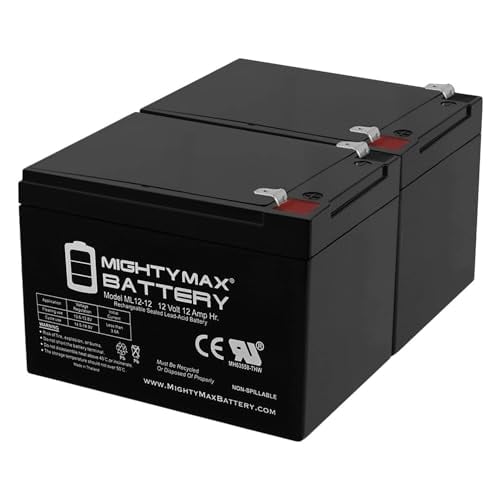 Mighty Max 12V 12Ah (2-Pack)