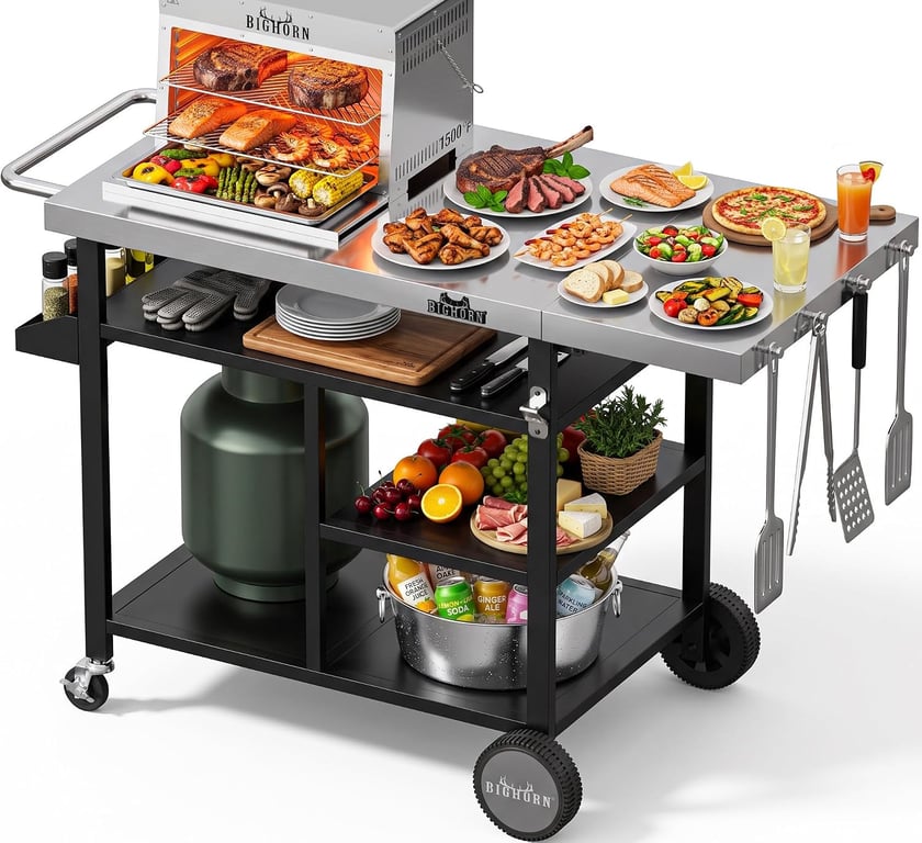 BIG HORN Grill Cart