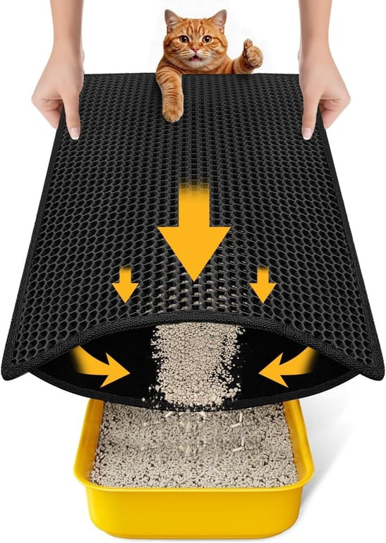 Polarduck Honeycomb Cat Litter Mat