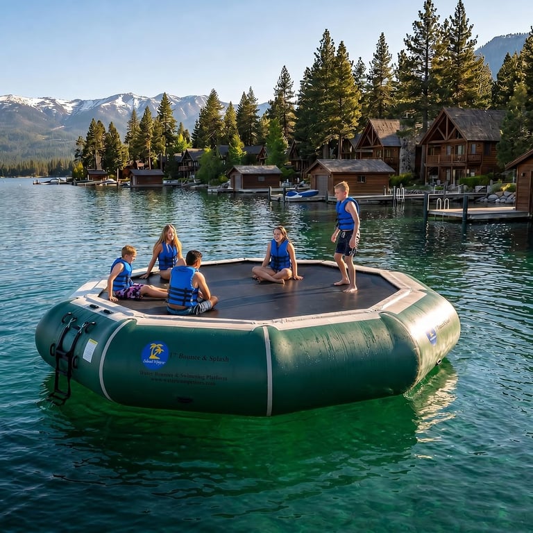 Island Hopper Bounce N Splash Bouncer