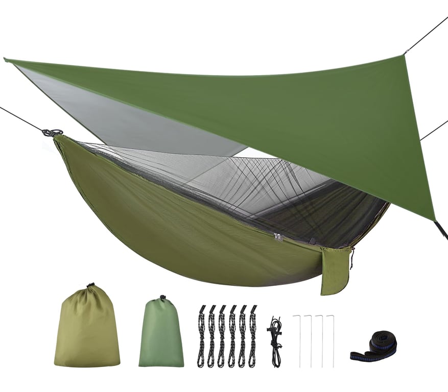 FIRINER Camping Hammock with Mosquito Net