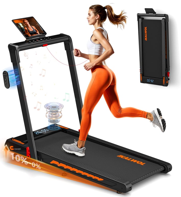 KALWOL 6-in-1 Home Treadmill