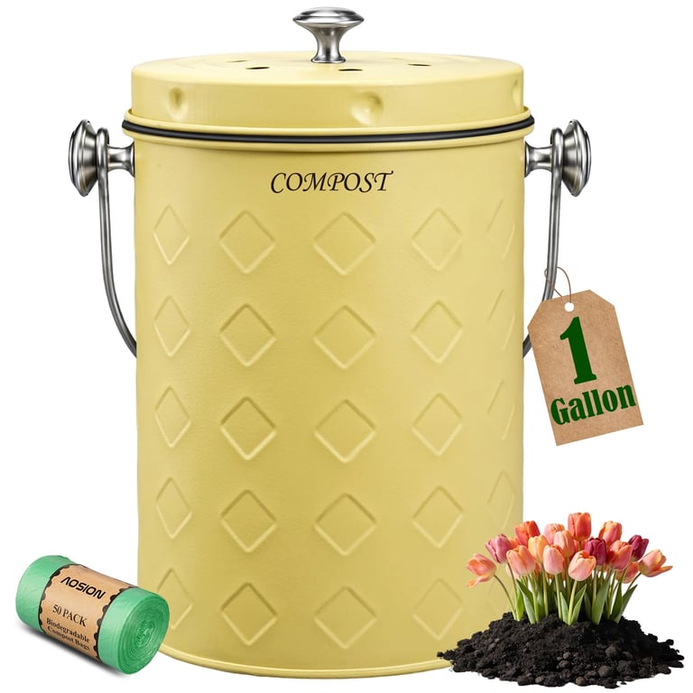 AOSION Countertop Compost Bin