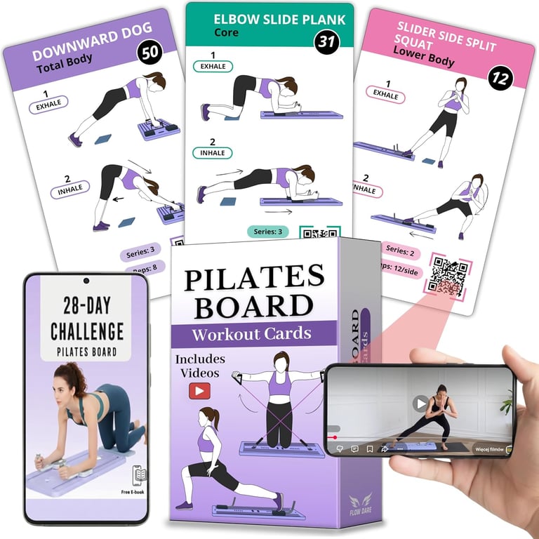 Flow Dare Pilates Board Cards