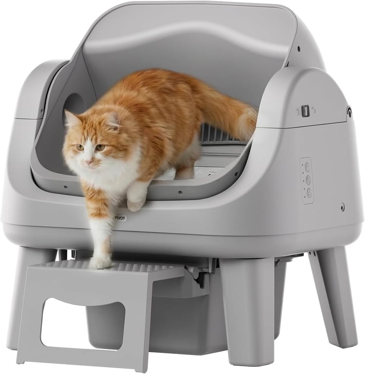 PetPivot Open-Top Auto Litter Box
