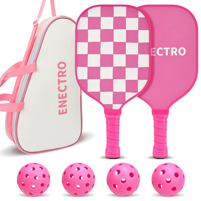 Enectro Pink Pickleball Paddle Set