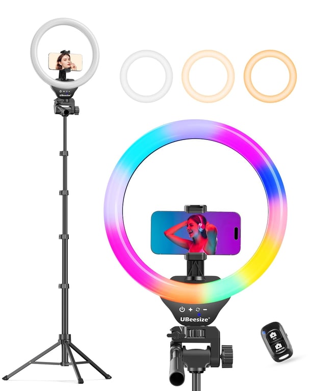 UBeesize 12'' RGB Ring Light
