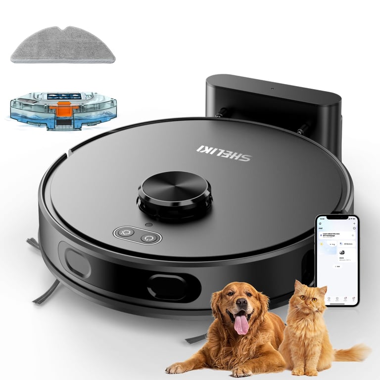 SHELKI LiDAR Robot Vacuum & Mop