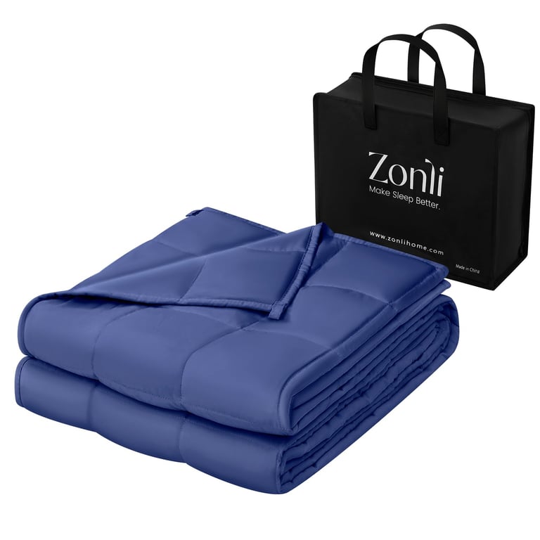 ZonLi Dusk Blue Weighted Blanket