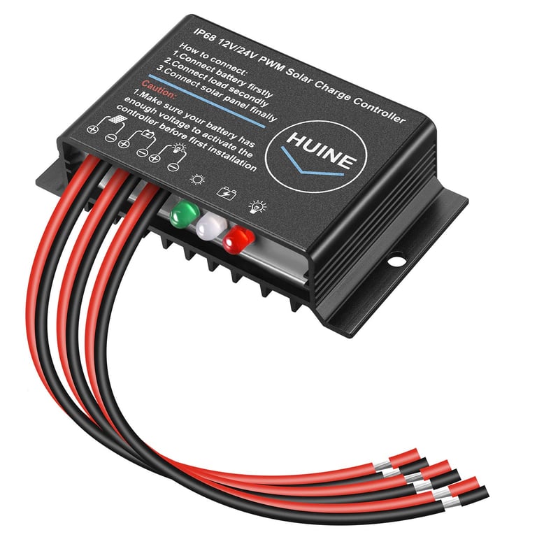 HUINE Waterproof PWM Solar Controller