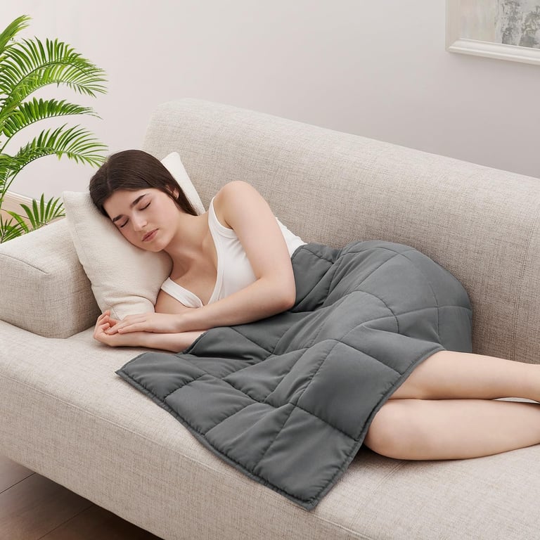 L'AGRATY Weighted Lap Blanket