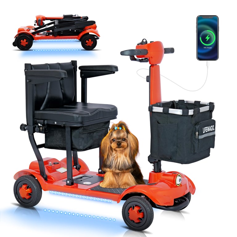 LIFEMAGIC Folding Mobility Scooter