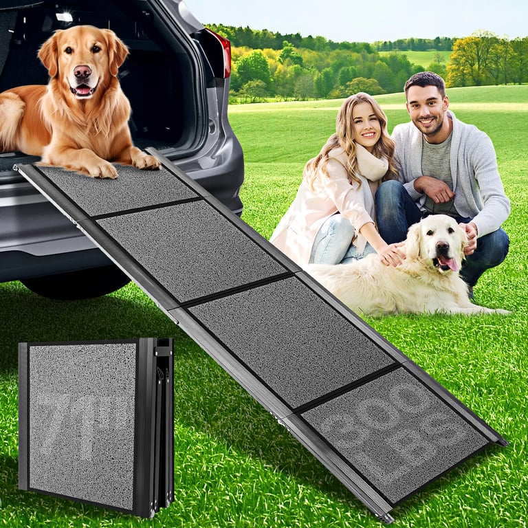 HEALLILY Extra Long Aluminum Dog Ramp
