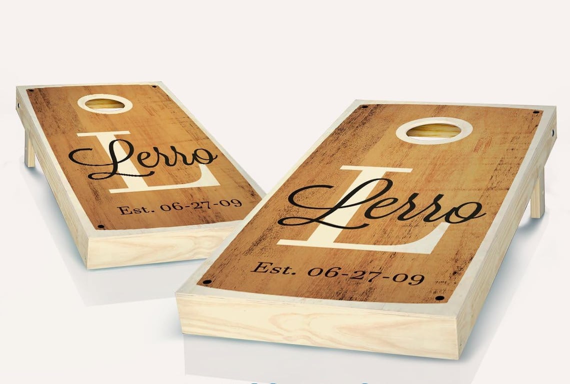 Custom Family Cornhole Set