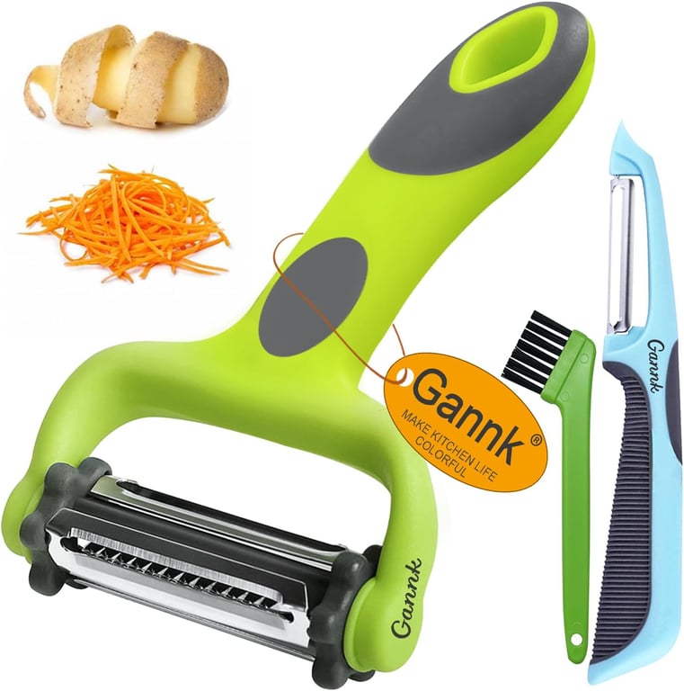 GANNK 3‑in‑1 Vegetable Peeler