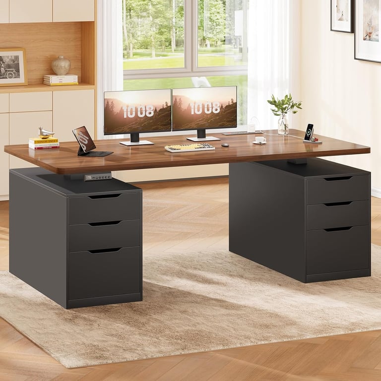 SEDETA Standing Desk with Drawers