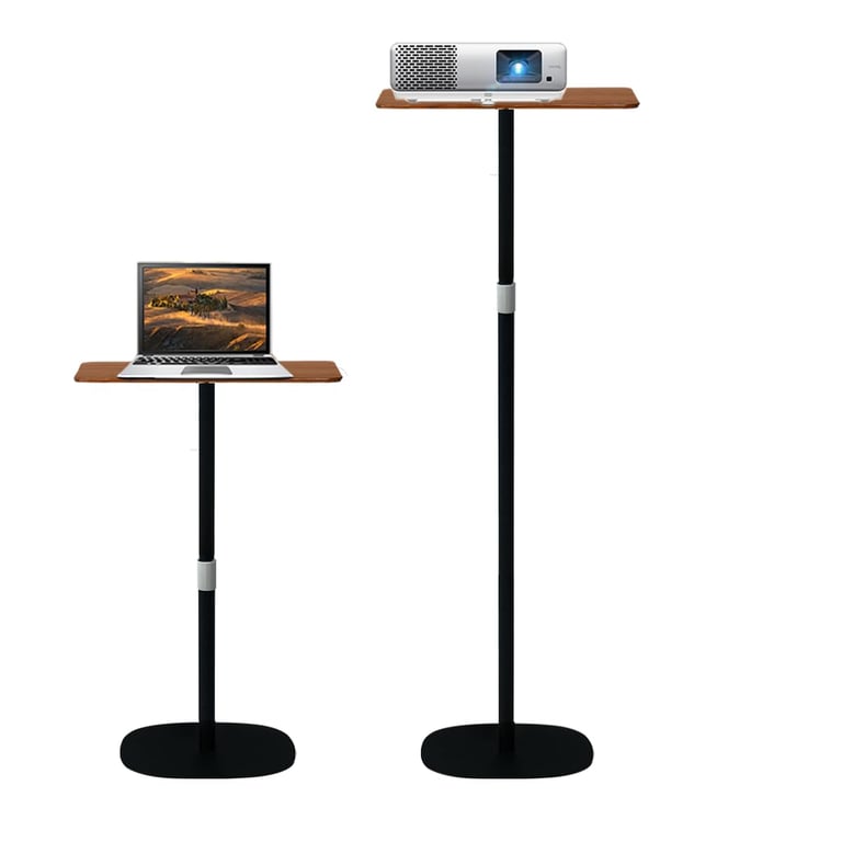 Rykho Adjustable Laptop Side Table, Brown