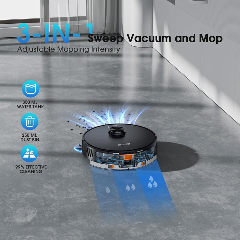 Sheliki Robot Vacuum & Mop Combo