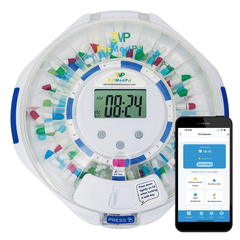 EziMedPil Bluetooth Pill Dispenser