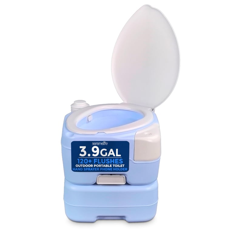 SereneLife 4 Gal Portable Camping Toilet