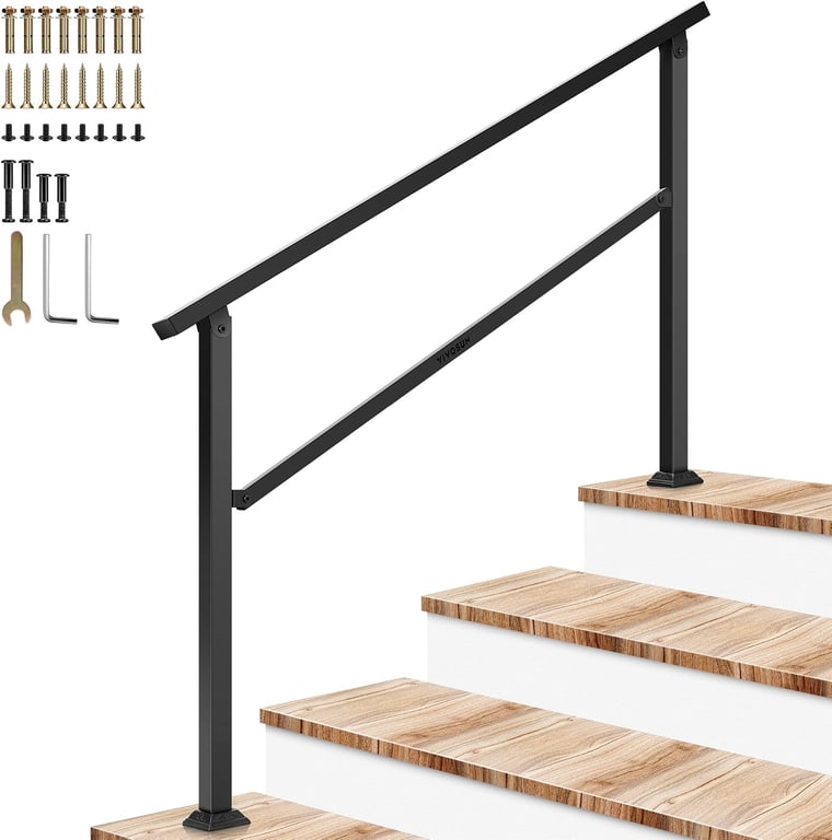 VIVOSUN 4‑Step Stair Handrail