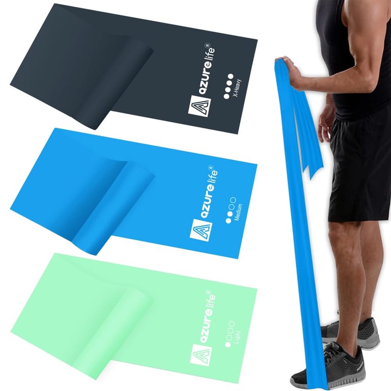 A AZURELIFE Long Resistance Bands