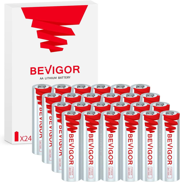 Bevigor Lithium AA 24-Pack