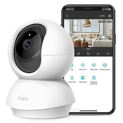 Tapo 2K Pan‑Tilt Security Camera