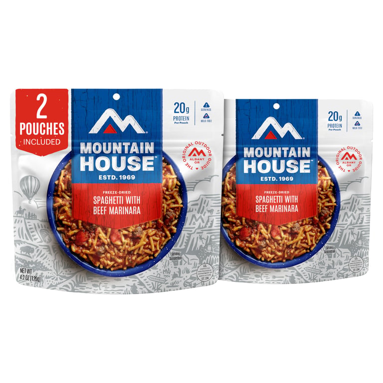 Mountain House Spaghetti with Beef Marinara