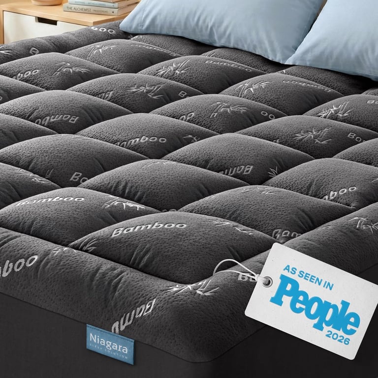 Niagara Sleep Solution Queen Ultra Soft Mattress Topper — Back Pain Relief