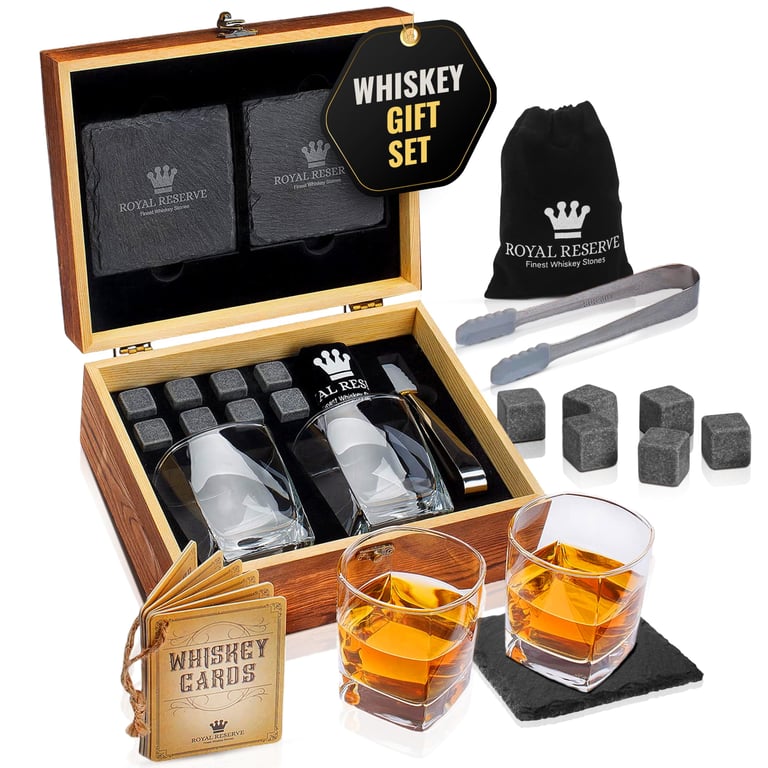 Royal Reserve Whiskey Stones Gift Set